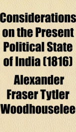 considerations on the present political state of india_cover