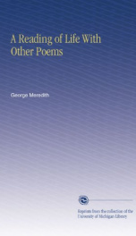 a reading of life with other poems_cover