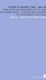 history of danbury conn 1684 1896_cover