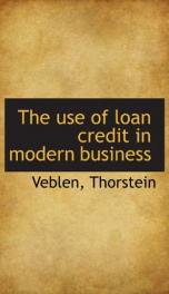 the use of loan credit in modern business_cover
