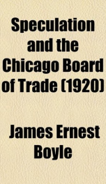 speculation and the chicago board of trade_cover