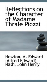 reflections on the character of madame thrale piozzi_cover