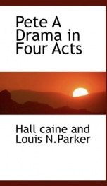 pete a drama in four acts_cover