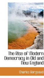 the rise of modern democracy in old and new england_cover