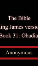 The Bible, King James version, Book 31: Obadiah_cover