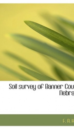 soil survey of banner county nebraska_cover