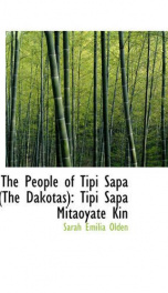 the people of tipi sapa the dakotas tipi sapa mitaoyate kin_cover