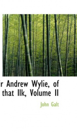 sir andrew wylie of that ilk_cover