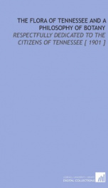 the flora of tennessee and a philosophy of botany respectfully dedicated to the_cover