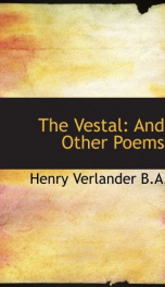 the vestal and other poems_cover