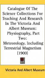 catalogue of the science collections for teaching and research in the victoria a_cover