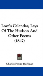 loves calendar lays of the hudson and other poems_cover