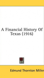 a financial history of texas_cover
