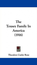 the tousey family in america_cover