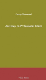 An Essay on Professional Ethics_cover