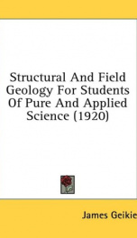 structural and field geology for students of pure and applied science_cover