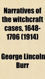 narratives of the witchcraft cases 1648 1706_cover