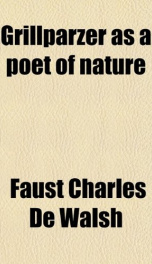 grillparzer as a poet of nature_cover