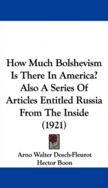 how much bolshevism is there in america_cover