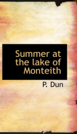 summer at the lake of monteith_cover