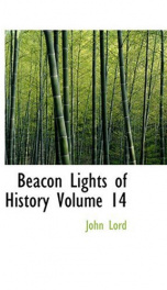 Beacon Lights of History, Volume 14_cover
