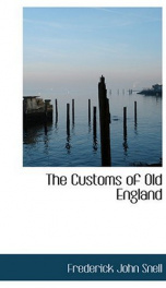 The Customs of Old England_cover