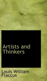 artists and thinkers_cover