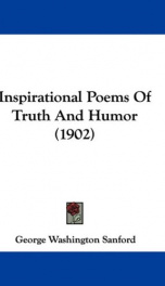 inspirational poems of truth and humor_cover