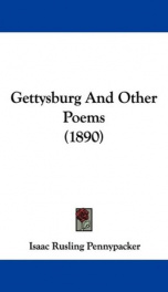 gettysburg and other poems_cover