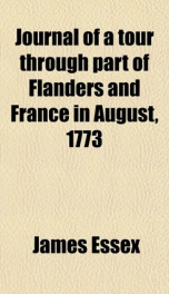 journal of a tour through part of flanders and france in august 1773_cover