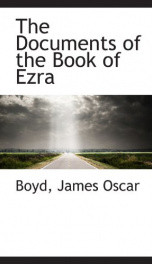 the documents of the book of ezra_cover