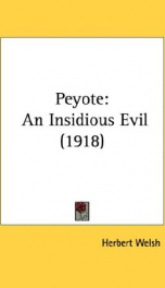 peyote an insidious evil_cover
