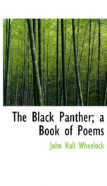 the black panther a book of poems_cover