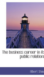 The business career in its public relations_cover