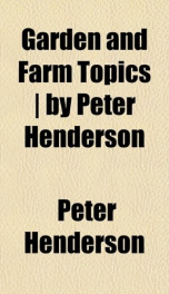 garden and farm topics by peter henderson_cover