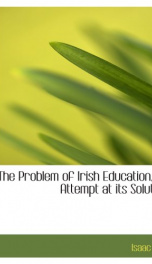 the problem of irish education an attempt at its solution_cover