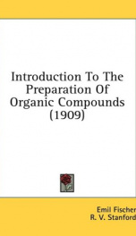 introduction to the preparation of organic compounds_cover