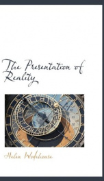 the presentation of reality_cover