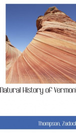 natural history of vermont_cover