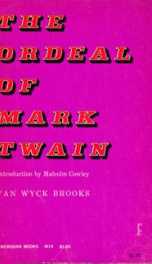 the ordeal of mark twain_cover
