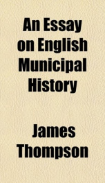 an essay on english municipal history_cover