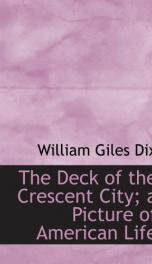 the deck of the crescent city a picture of american life_cover