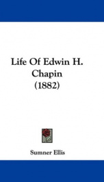 life of edwin h chapin_cover