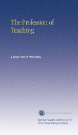 the profession of teaching_cover