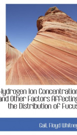 hydrogen ion concentration and other factors affecting the distribution of fucus_cover