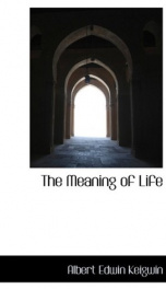 the meaning of life_cover