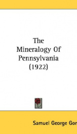 the mineralogy of pennsylvania_cover