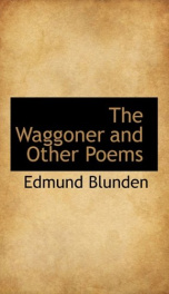 the waggoner and other poems_cover