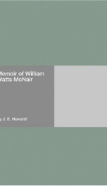 Memoir of William Watts McNair_cover