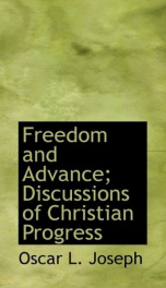 freedom and advance discussions of christian progress_cover